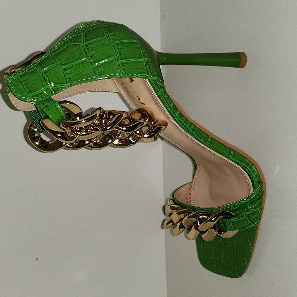 High heel open toe sandals